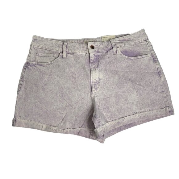 Universal Threads Vintage Midi Shorts Light lavender Wash NWT   Universal threa - Picture 1 of 10